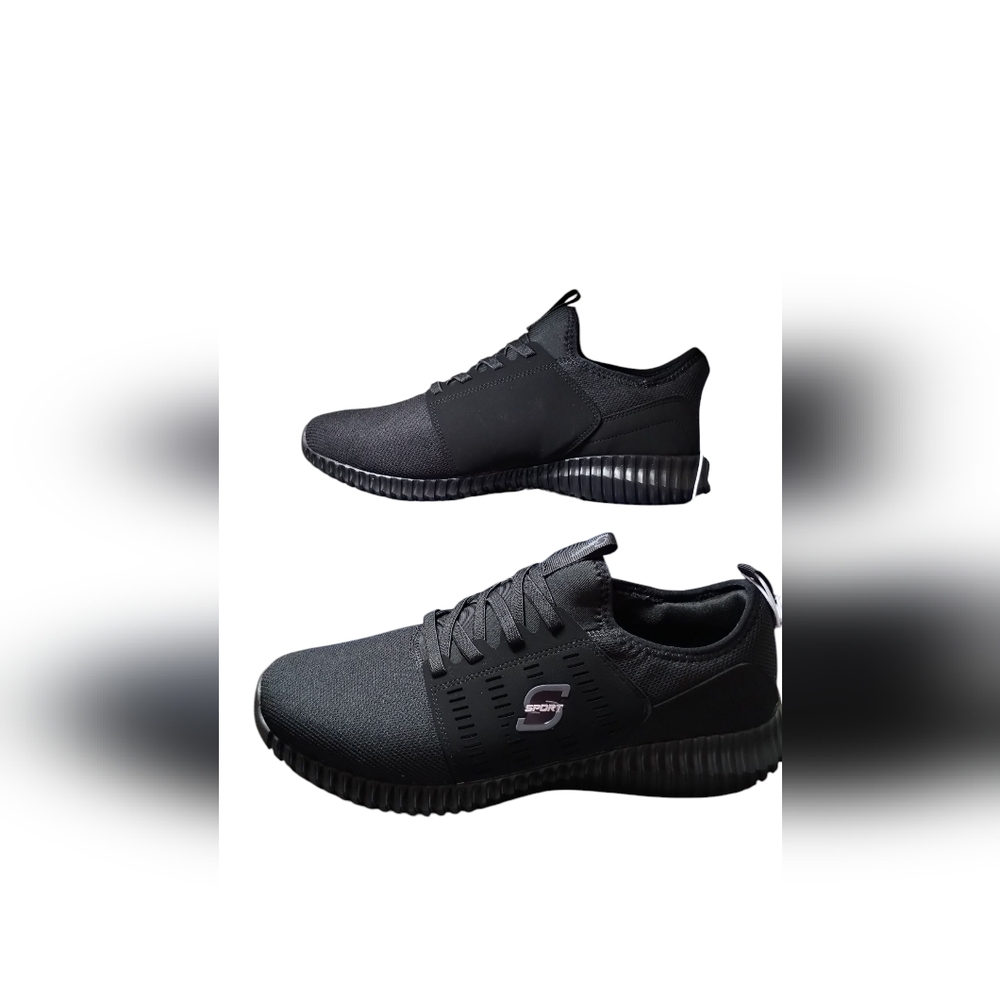 Men's SKECHERS Black Athletic Shoes Size 11 Memory Foam - Picture 7 of 9